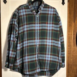 Plaid Button-Down flannel Ralph Lauren Shirt
